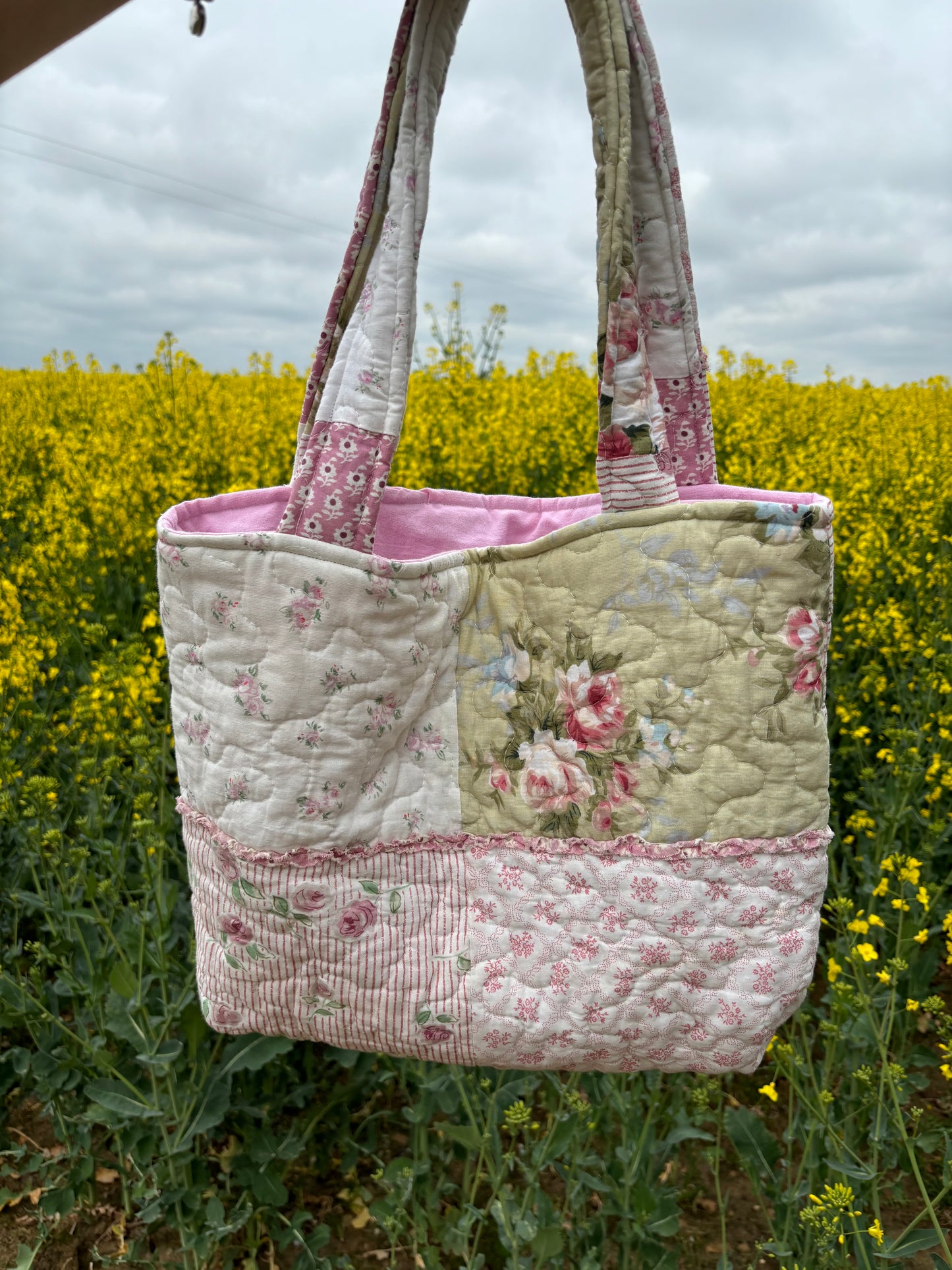 “Lucy” patchwork bag