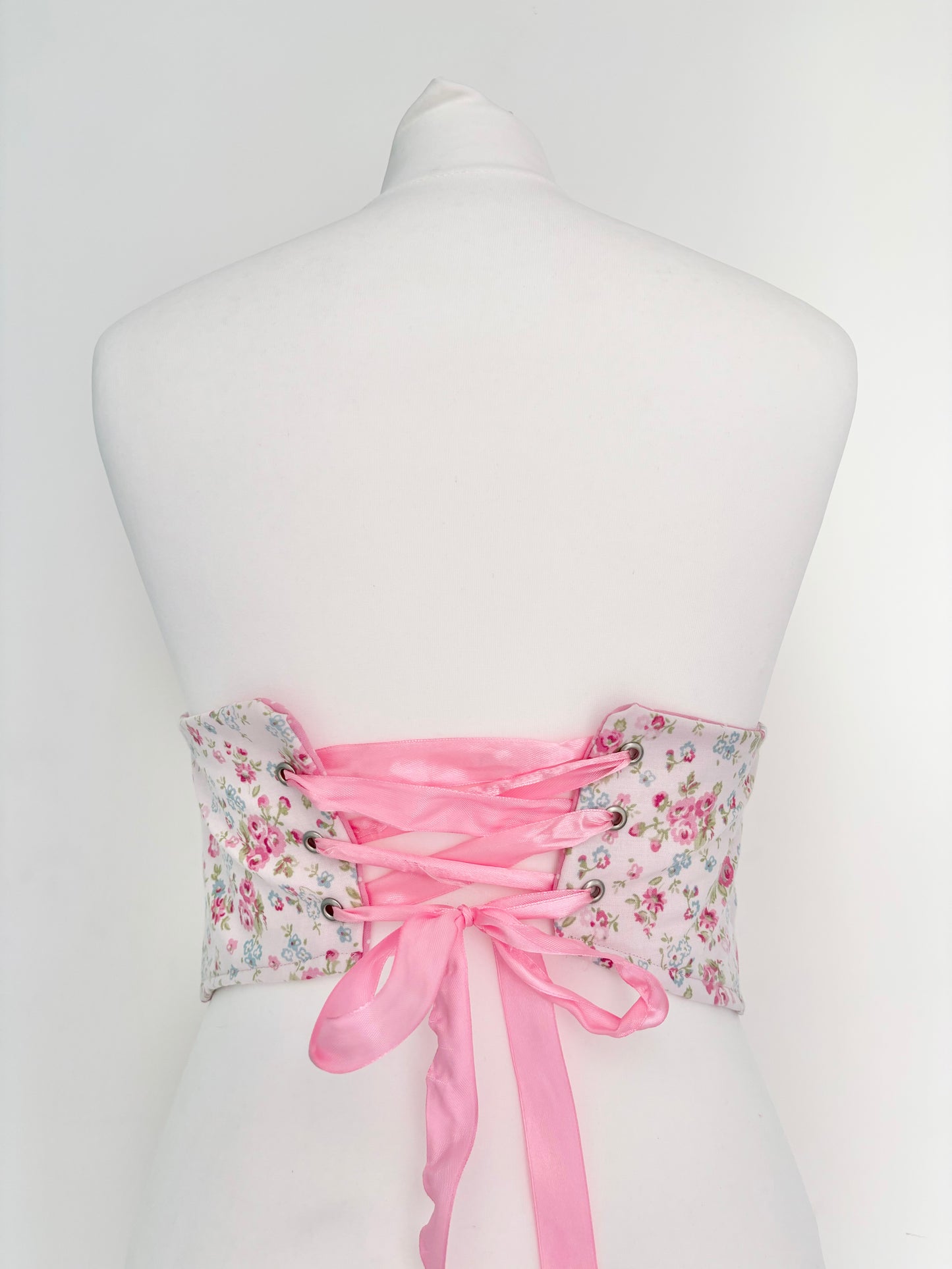 Floral spring corset