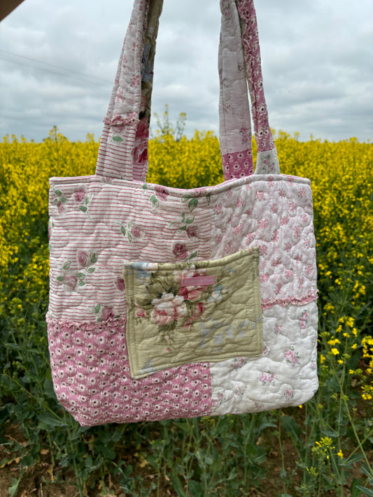 “Lucy” patchwork bag