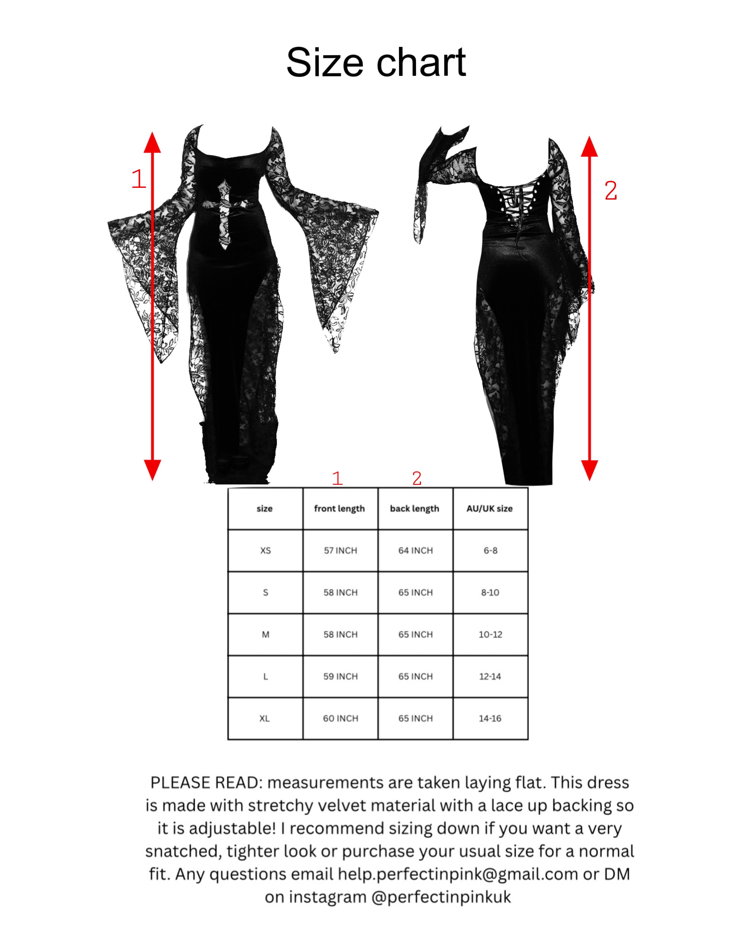 Haunted dress- black