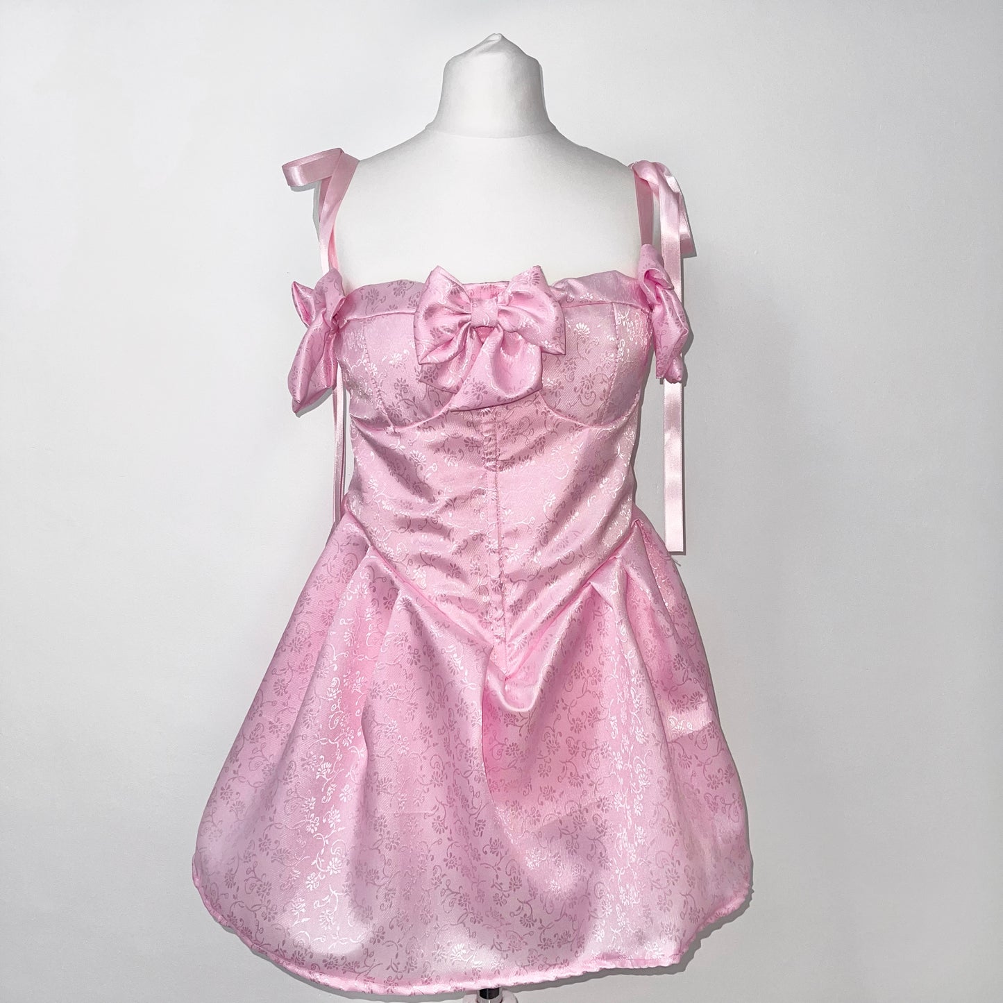 “Babydoll” pink dress